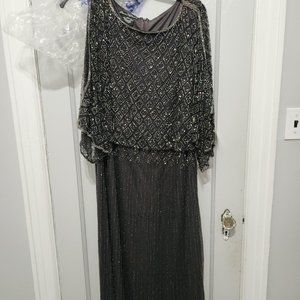 Gorgeous Black Beaded Gown